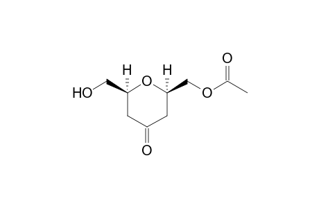 (-)-2-Acetoxymethyl-6-hydroxymethyltetrapyran-4-one