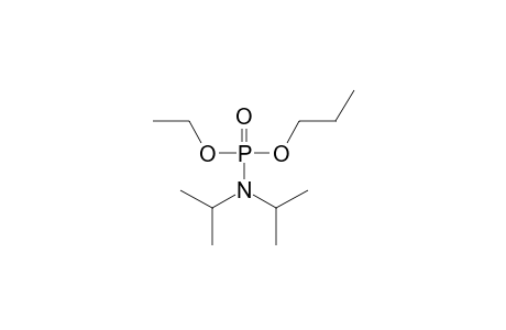 O-ethyl O-propyl N,N-diisopropyl phosphoramidate