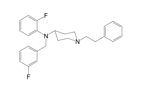 N-(2-Fluorophenyl)-N-(3-fluorobenzyl)-1-(2-phenylethyl)piperidin-4-amine