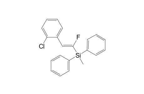 (E)-[1-Fluoro-2-(2'-chlorophenyl)vinyl]methyldiphenylsilane