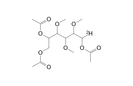 1,5,6-Tri-o-acetyl-2,3,4-tri-o-methylhexitol (1-d)