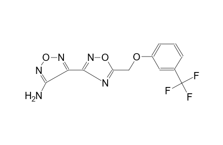 1,2,5-oxadiazol-3-amine, 4-[5-[[3-(trifluoromethyl)phenoxy]methyl]-1,2,4-oxadiazol-3-yl]-