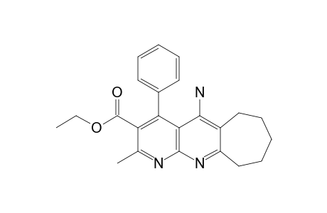 ETHYL-5-AMINO-6,7,8,9,10-PENTAHYDRO-2-METHYL-4-PHENYLCYCLOHEPTA-[B]-[1,8]-NAPHTHYRIDINE-3-CARBOXYLATE