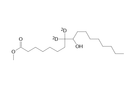 Methyl 9-hydroxy-8,8-dideuterioheptadecanoate
