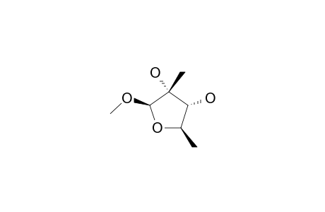 1-BETA-O-METHYL-2-BETA-C-METHYL-5-DEOXY-D-RIBOFURANOSE