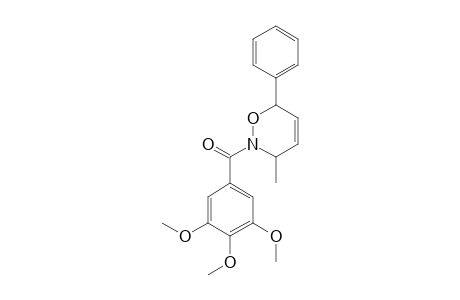 3-METHYL-6-PHENYL-N-(3,4,5-TRIMETHOXYBENZOYL)-3,6-DIHYDRO-1,2-OXAZINE