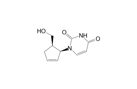 1-[(1S,5R)-5-(hydroxymethyl)-1-cyclopent-2-enyl]pyrimidine-2,4-dione