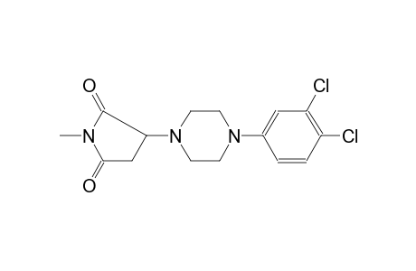 3-[4-(3,4-dichlorophenyl)-1-piperazinyl]-1-methyl-2,5-pyrrolidinedione
