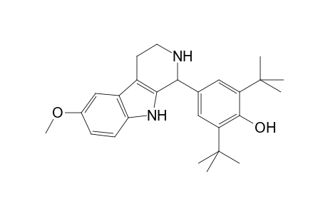 2,6-Ditert-butyl-4-(6-methoxy-2,3,4,9-tetrahydro-1H-$b-carbolin-1-yl)phenol