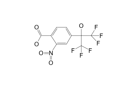 2-Nitro-4-[2-hydroxyhexafluoroisopropyl]benzoic acid