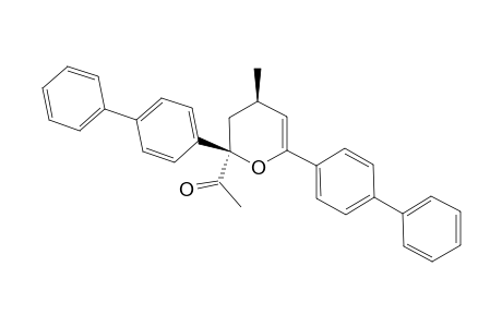 2-ACETYL-[2,6-BIS-(BIPHEN-4-YL)]-4-METHYL-3,4-DIHYDROPYRAN