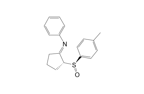 Benzenamine, N-[2-[(4-methylphenyl)sulfinyl]cyclopentylidene]-, [S-(R*,S*)]-