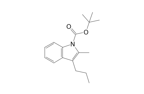 t-Butyl 2-methyl-3-propylindole-1-carboxylate