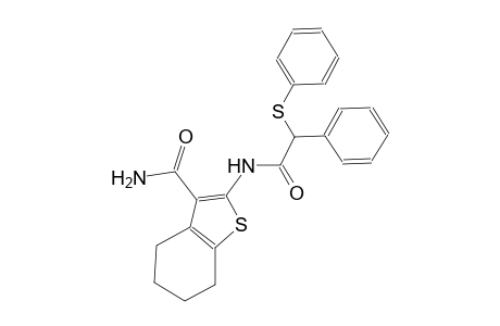 2-{[phenyl(phenylsulfanyl)acetyl]amino}-4,5,6,7-tetrahydro-1-benzothiophene-3-carboxamide