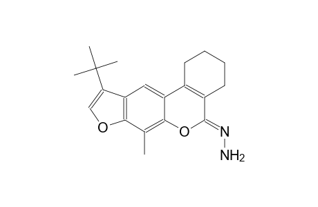 5H-6,8-dioxacyclopenta[b]phenanthren-5-one, 10-(1,1-dimethylethyl)-1,2,3,4-tetrahydro-7-methyl-, hydrazone, (5Z)-