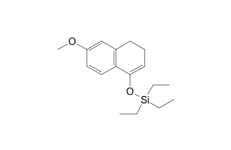 [(6-Methoxy-3,4-dihydro-1-naphthalenyl)oxy](triethyl)silane
