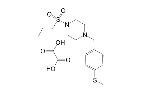 1-(4-(methylthio)benzyl)-4-(propylsulfonyl)piperazine oxalate
