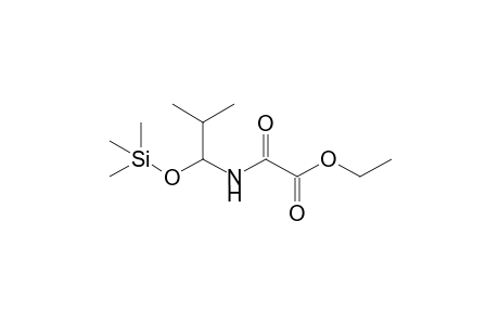 2-keto-2-[(2-methyl-1-trimethylsilyloxy-propyl)amino]acetic acid ethyl ester