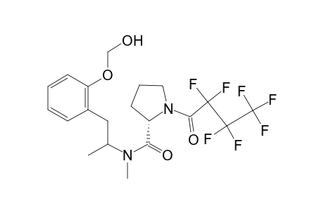 N-(N-heptafluorobutyryl-L-prolyl)-5-hydroxymethoxyphenamine