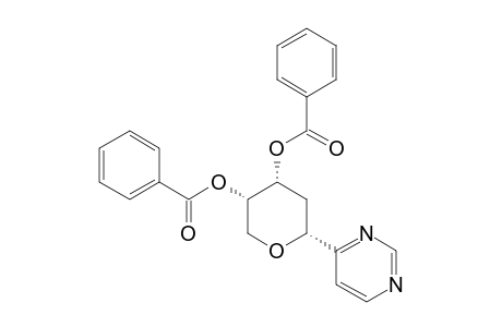 4-(3',4'-DI-O-BENZOYL-2'-DEOXY-alpha-D-RIBOPYRANOSYL)-PYRIMIDINE