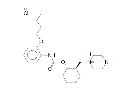 TRANS-N-2-BUTOXYPHENYL-O-[2-(4-METHYLPIPERAZINO)]CYCLOHEXYL)CARBAMATEHYDROCHLORIDE