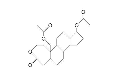 17b,19-Diacetoxy-5a-homo-2a-oxa-5b-androstan-3-one