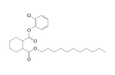 1,2-Cyclohexanedicarboxylic acid, 2-chlorophenyl undecyl ester