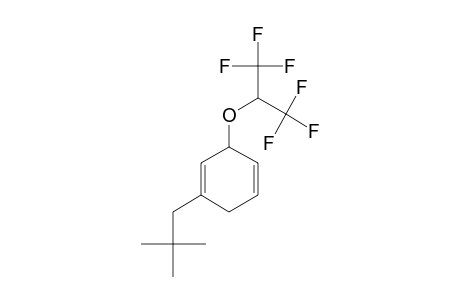 1-Neopentyl-3-[2,2,2-trifluoro-1-(trifluoromethyl)ethoxy]-1,4-cyclohexadiene