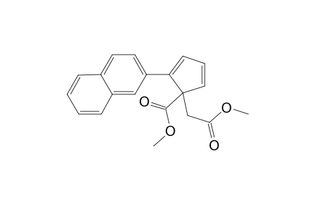 Methyl 1-(2-methoxy-2-oxoethyl)-2-(naphthalen-2-yl)cyclopenta-2,4-dienecarboxylate