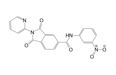 1H-isoindole-5-carboxamide, 2,3-dihydro-N-(3-nitrophenyl)-1,3-dioxo-2-(2-pyridinyl)-