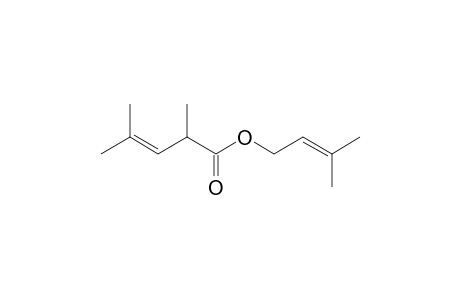 3-Pentenoic acid, 2,4-dimethyl-, 3-methyl-2-butenyl ester, (S)-