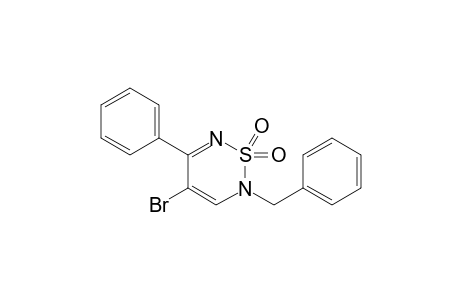 2-Benzyl-5-phenyl-4-bromo-1,2,6-thiadiazine - 1,1-dioxide