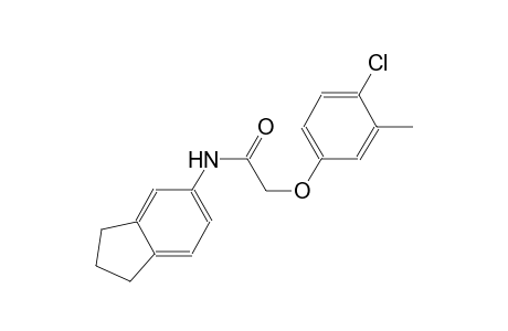 2-(4-chloro-3-methylphenoxy)-N-(2,3-dihydro-1H-inden-5-yl)acetamide
