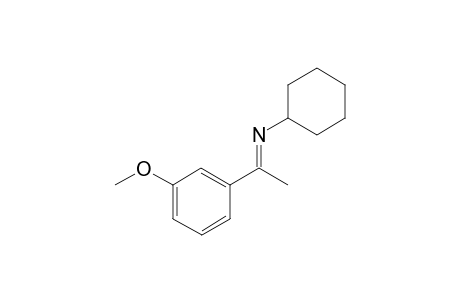 N-(1-(3-methoxyphenyl)ethylidene)cyclohexanamine