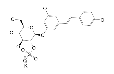 TRANS-RESVERATROL-3-O-BETA-D-GLUCOPYRANOSIDE-2''-SULFATE