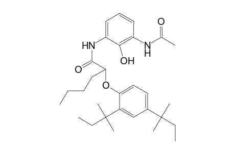 Hexanamide, N-[3-(acetylamino)-2-hydroxyphenyl]-2-[2,4-bis(1,1-dimethylpropyl)phenoxy]-