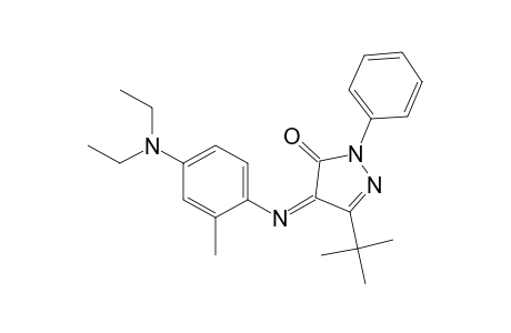 3H-Pyrazol-3-one, 4-[[4-(diethylamino)-2-methylphenyl]imino]-5-(1,1-dimethylethyl)-2,4-dihydro-2-phenyl-
