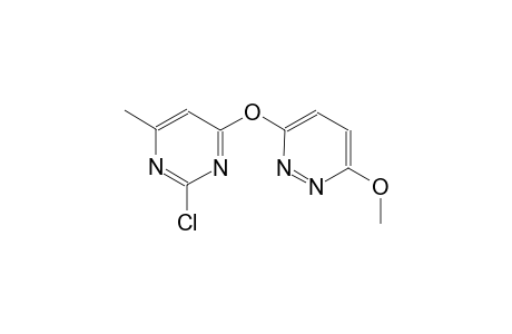 2-Chloranyl-4-(6-methoxypyridazin-3-yl)oxy-6-methyl-pyrimidine