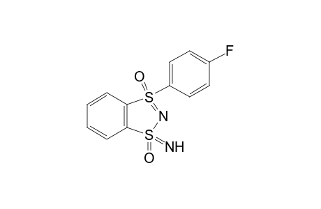 3-(4-Fluorophenyl)-1-imino-1H-1.lambda.4-benzo[d][1,3,2]dithiazole 1,3-dioxide