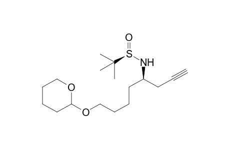 (4R,RS)-N-(tert-Butanesulfinyl)-8-[(tetrahydro-2H-pyran-2-yl)-oxy]oct-1-yn-4-amine