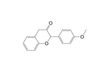 2H-1-Benzopyran-3(4H)-one, 2-(4-methoxyphenyl)-