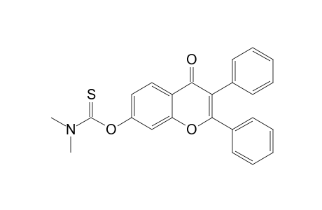 2,3-Diphenyl-4H-benzopyran-4-one - 7-O-N,N- dImethyl-thiocarbamate