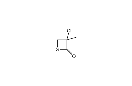 2-CHLORO-3-MERCAPTO-2-METHYLPROPIONIC ACID, beta-(THIO LACTONE)