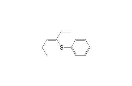 Benzene, [(1-ethenyl-1-butenyl)thio]-, (Z)-