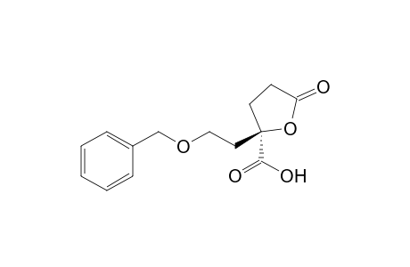 (R)-2-Benzyloxyethyl-5-oxotetrahydrofuran-2-carboxylic acid