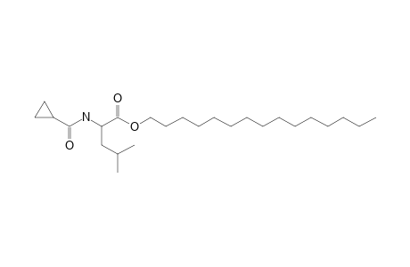 L-Leucine, N-cyclopropylcarbonyl-, pentadecyl ester