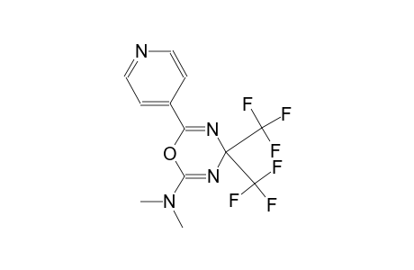 N,N-dimethyl-6-(4-pyridinyl)-4,4-bis(trifluoromethyl)-4H-1,3,5-oxadiazin-2-amine