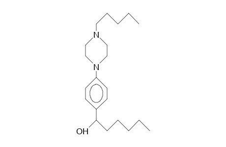 N'-(4-[1-Hydroxy-hexyl]-phenyl)-N-pentyl-piperazine
