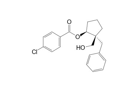 cis-1-Benzyl-1-hydroxymethylcyclopent-2-yl 4'-chlorobenzoate