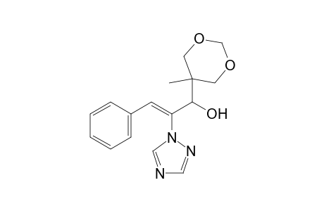 1H-1,2,4-Triazole-1-ethanol, alpha-(5-methyl-1,3-dioxan-5-yl)-beta-(phenylmethylene)-